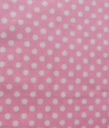 Pink Pastel Polkadots Fabric Diaper Dog